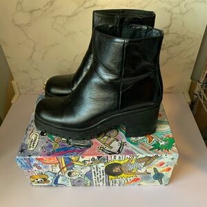 Jeffrey Campbell Anemone Black Boots Size 10